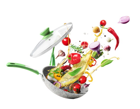 Delicious food plate